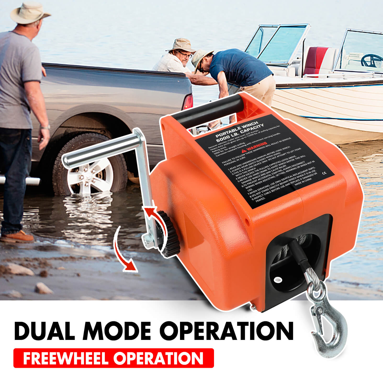 X-BULL 12V Electric Boat Winch — view 8