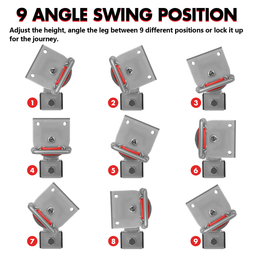 X-BULL Drop Down Corner Legs 440MM-560MM — view 10
