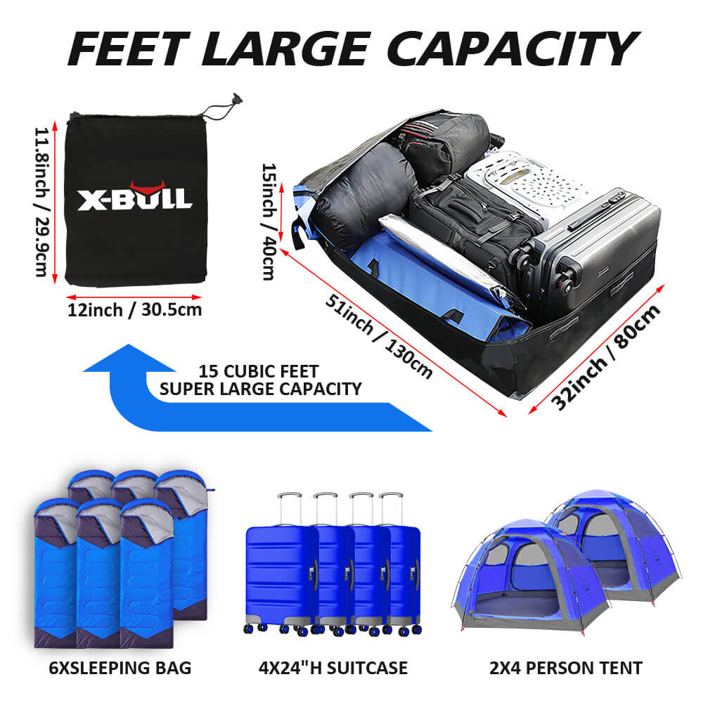 X-BULL waterproof roof top cargo bag 425L — view 4