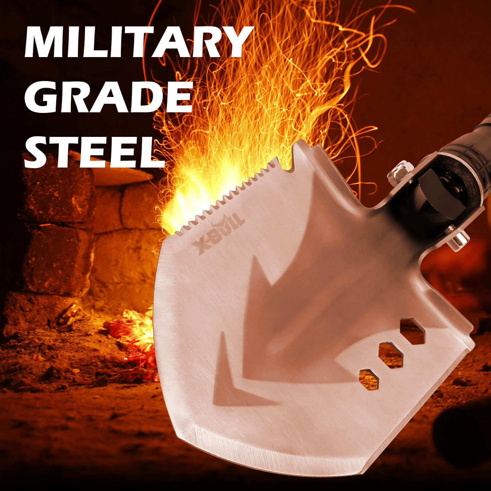 X-BULL Folding Shovel Outdoor Camping Survival — view 5