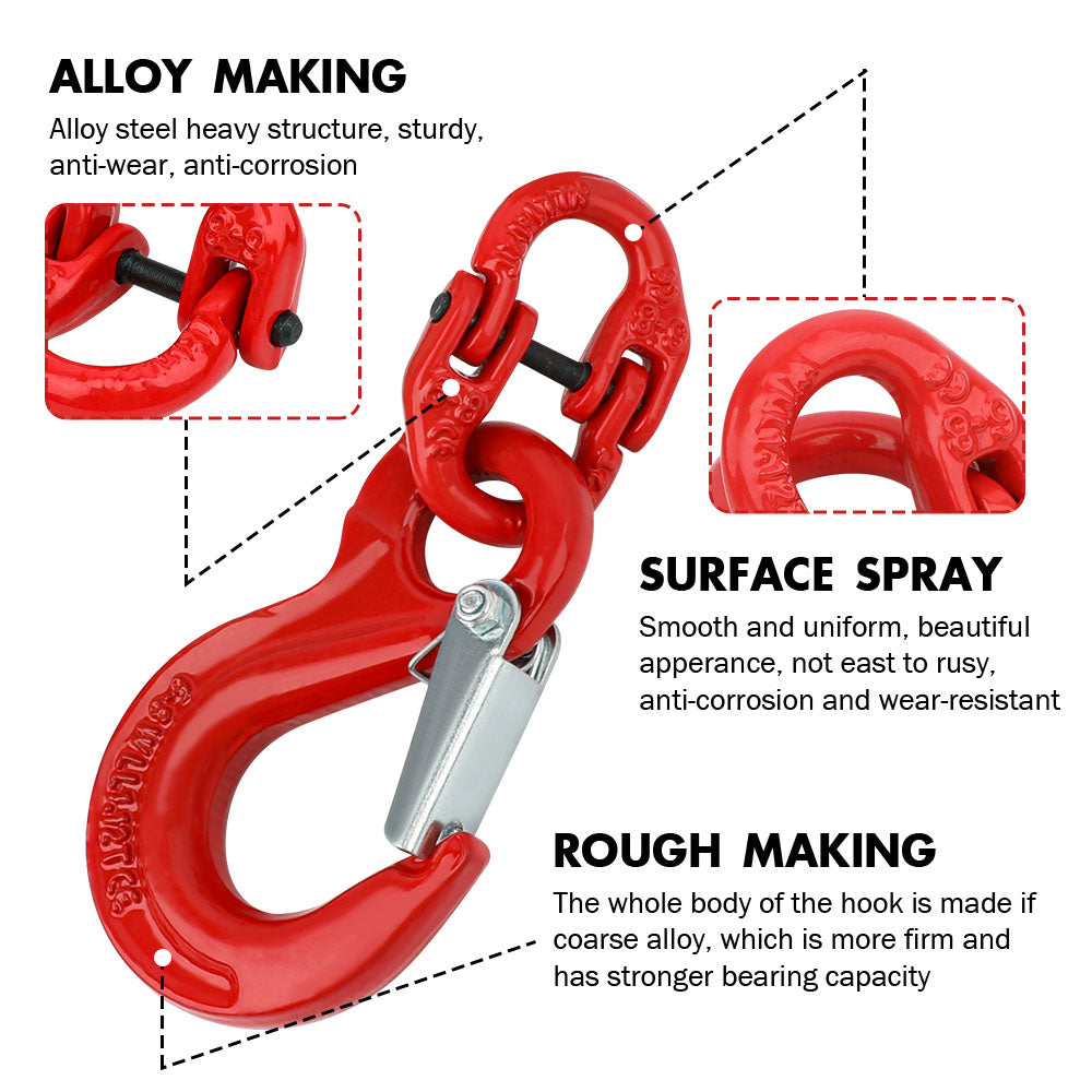 2X 6mm Hammerlock Eye Sling Hook — view 4