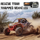 4500LBS electric winch steel cable 4WD — view 6