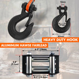 4500LBS electric winch steel cable 4WD — view 10