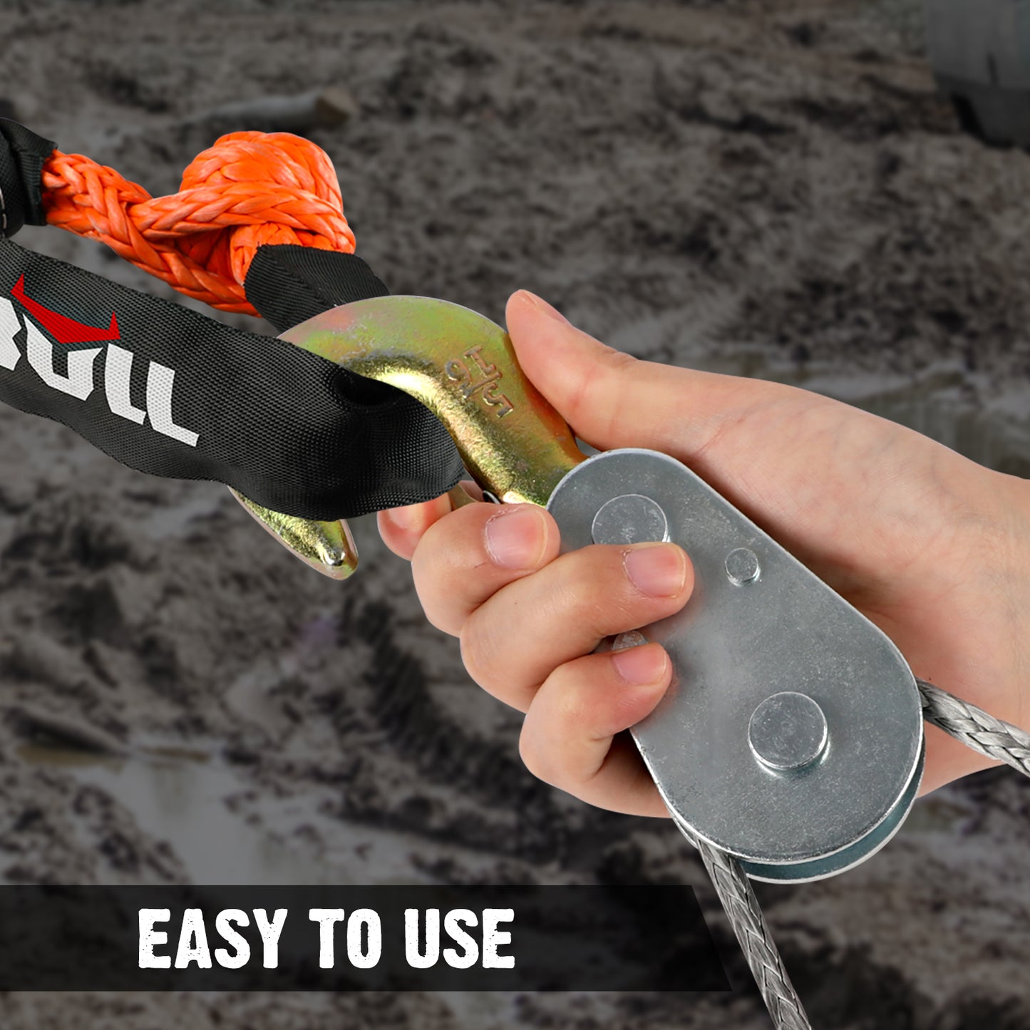 X-BULL 4Ton Snatch Block Pulley Hook — view 6