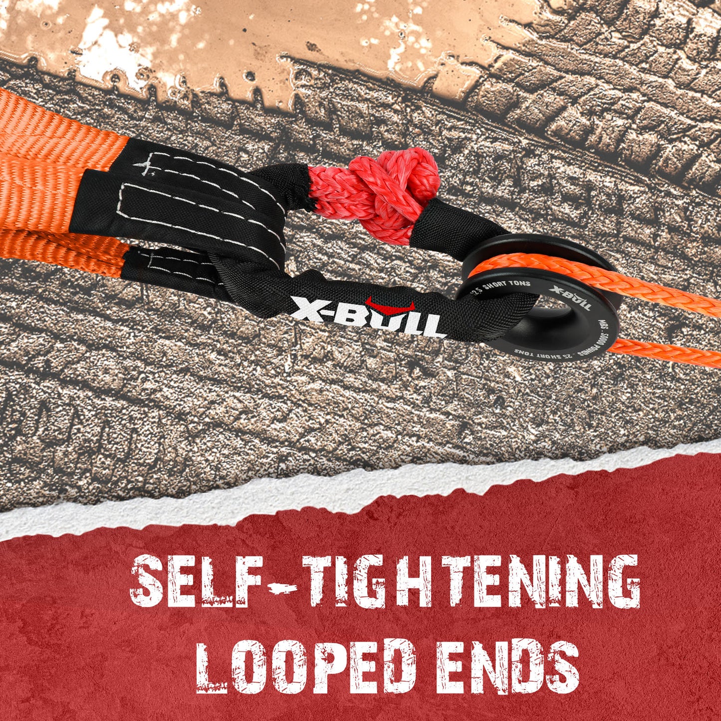 X-BULL recovery ring soft shackle kit — view 6
