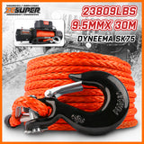 ZESUPER 9.5mm x 30m Dyneema Winch Rope — view 3