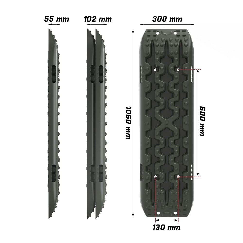X-BULL Gen 3.0 Recovery Tracks Kit Olive — view 9