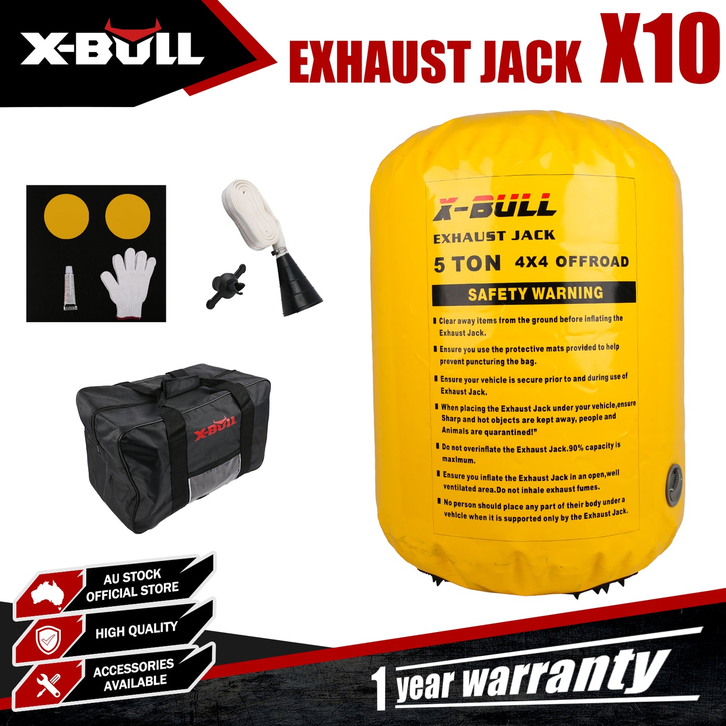 X-BULL Exhaust Jack Recovery Jack — view 2
