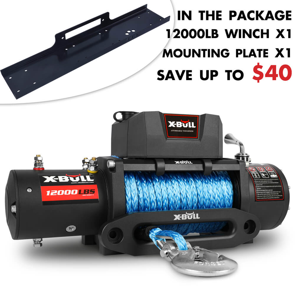 X-BULL 12000LBS Electric Winch 12V 4x4 — view 2