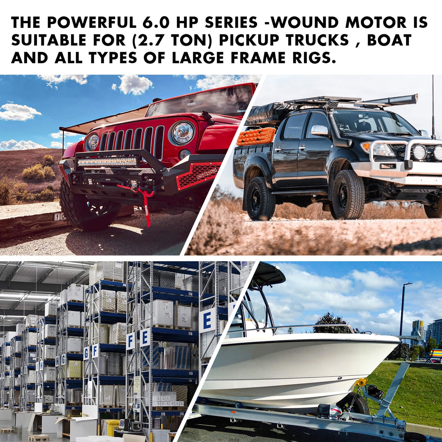X-BULL 12000LBS Electric Winch 12V 4x4 — view 6