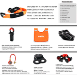 X-BULL 4WD Recovery Kit Snatch Strap — view 3