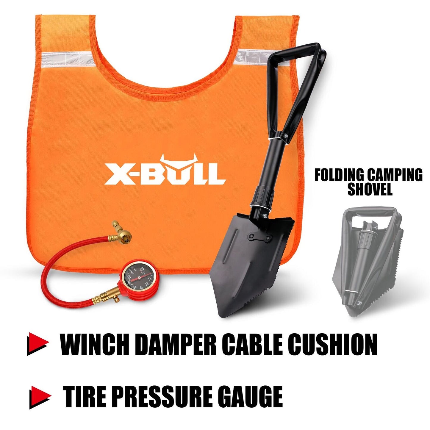 X-BULL 4WD Recovery Kit Snatch Strap — view 5