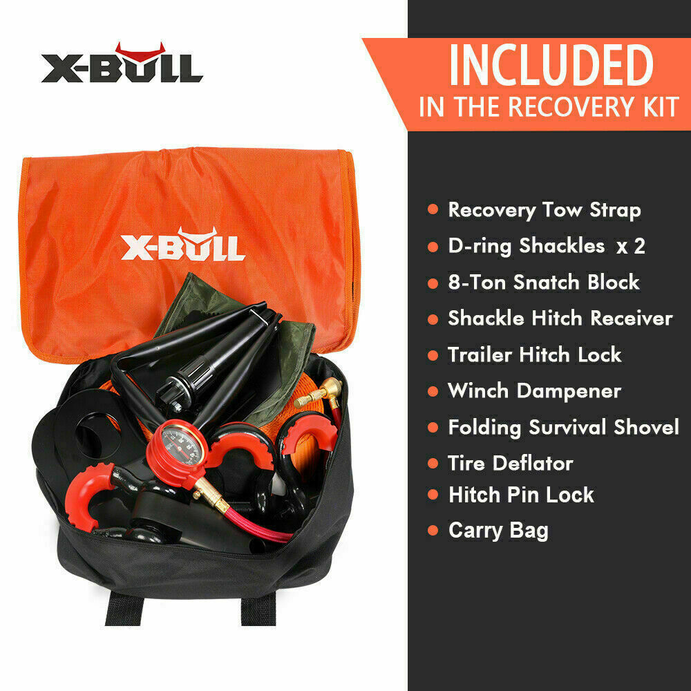 X-BULL 11pcs Winch Recovery Kit — view 3