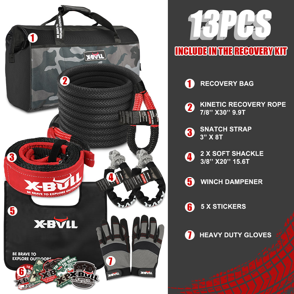 X-BULL 13pc 4x4 recovery kit — view 4