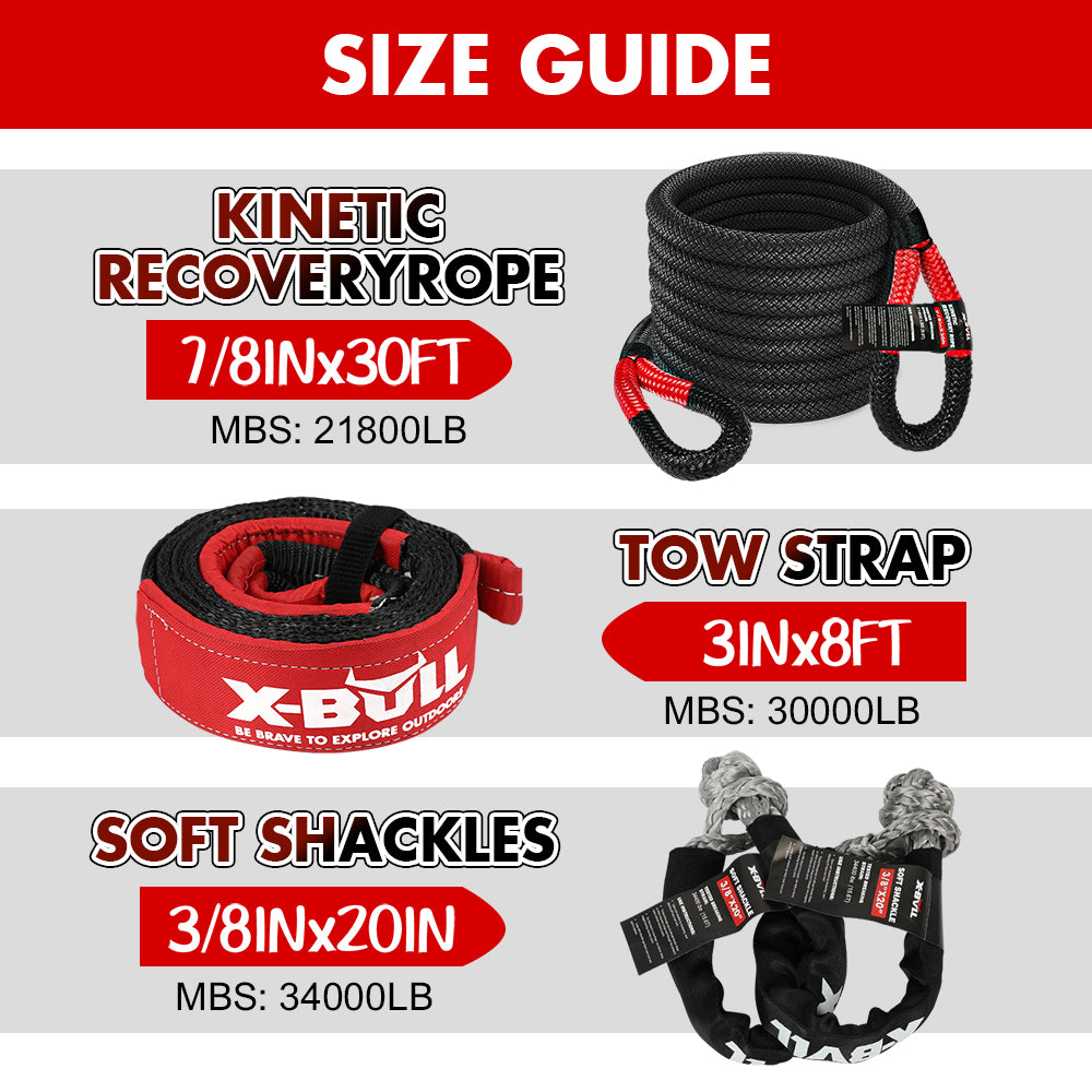 X-BULL 13pc 4x4 recovery kit — view 5