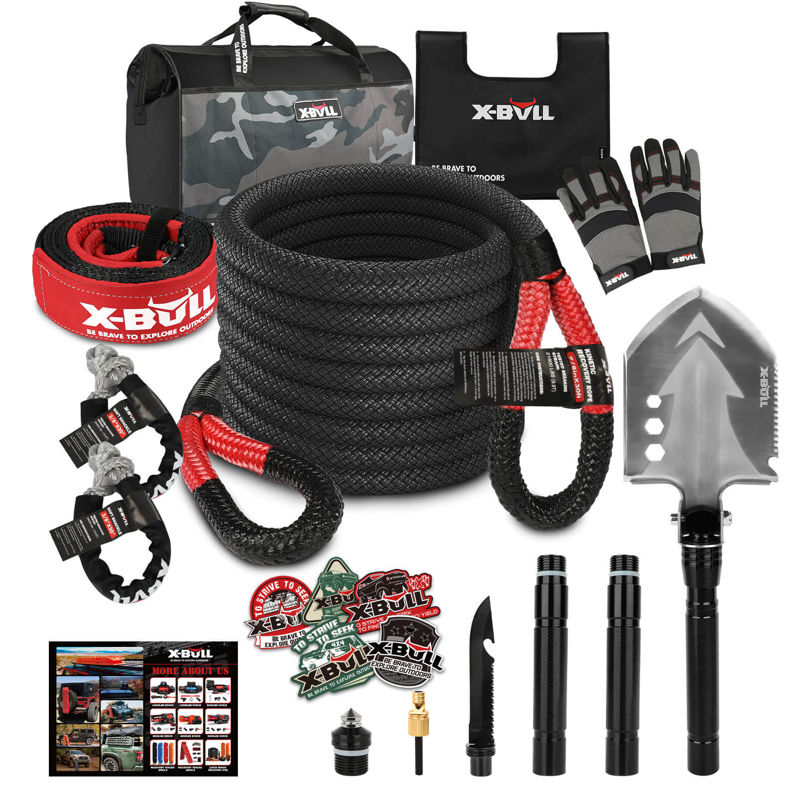 X-BULL Snatch Strap Soft Shackles Kinetic — view 2