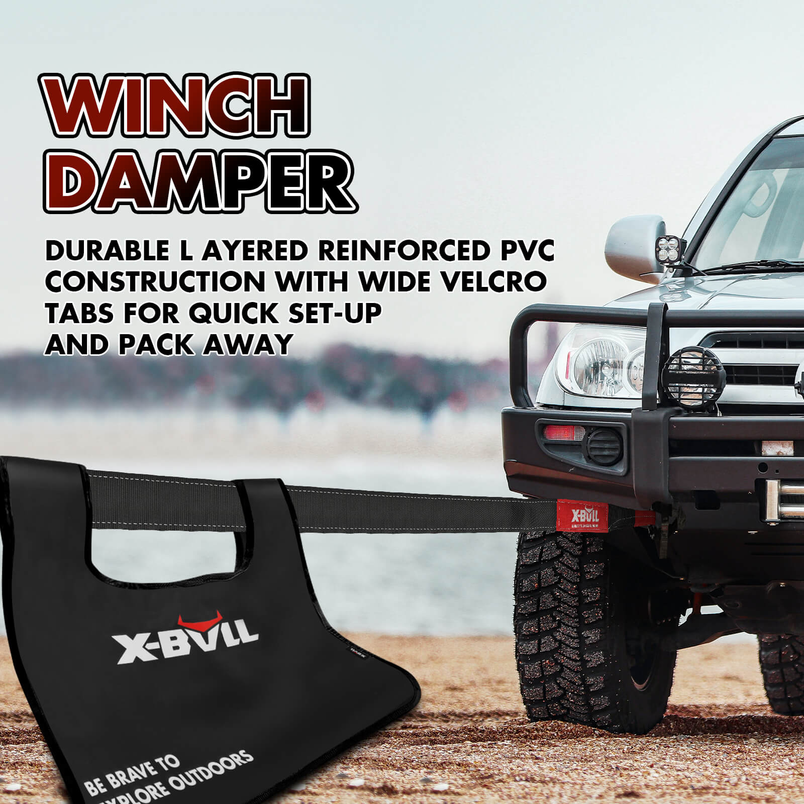 X-BULL Snatch Strap Soft Shackles Kinetic — view 3
