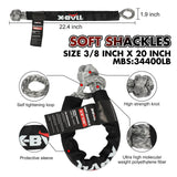 X-BULL Snatch Strap Soft Shackles Kinetic — view 6