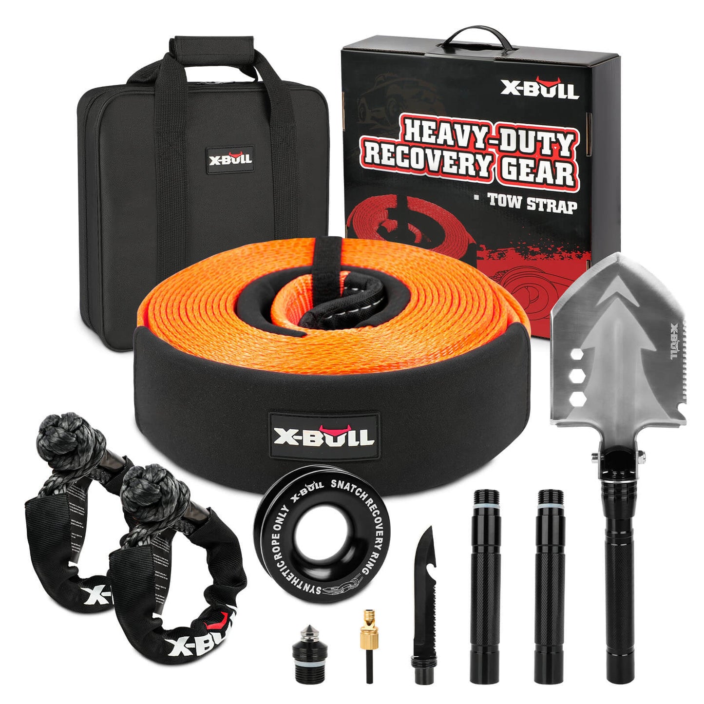 X-BULL 4WD Recovery Kit Snatch Strap — view 2