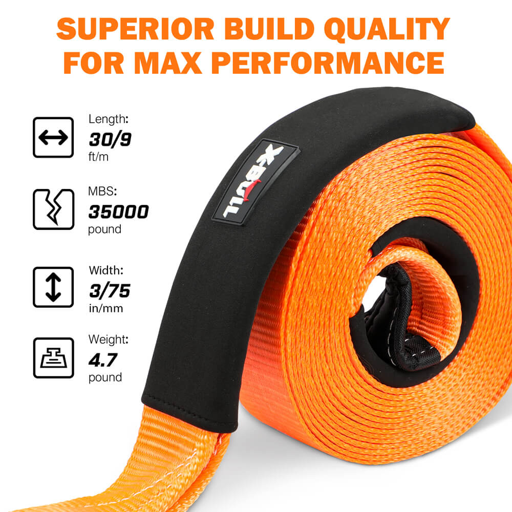 X-BULL 4WD Recovery Kit Snatch Strap — view 9