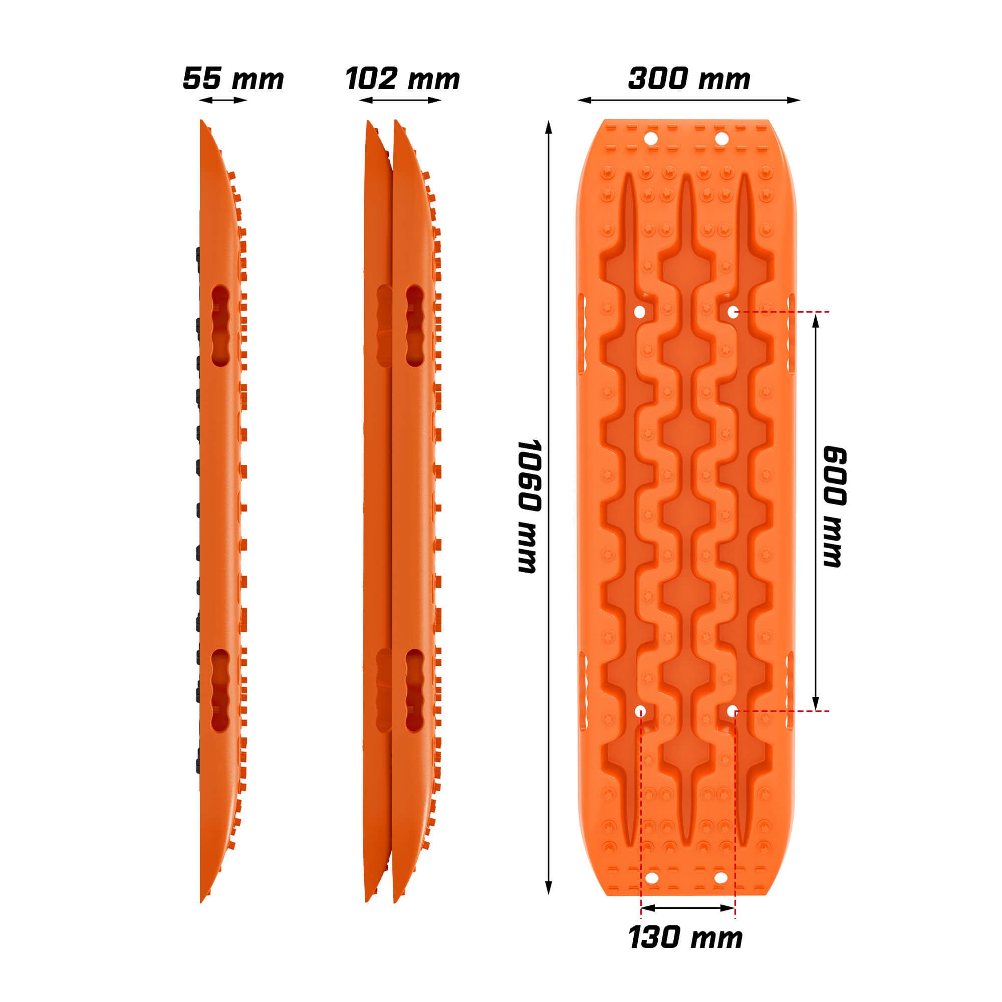 X-BULL Gen 3.0 Recovery Tracks 4pc — view 4