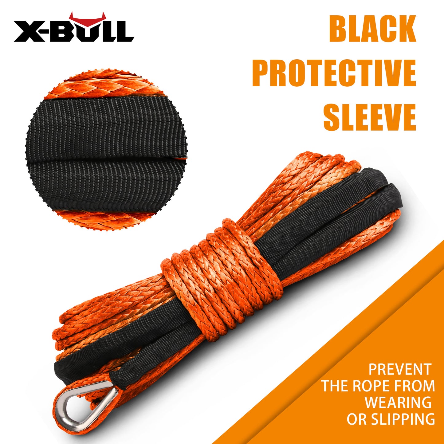 X-BULL Dyneema Synthetic Rope Winch — view 3