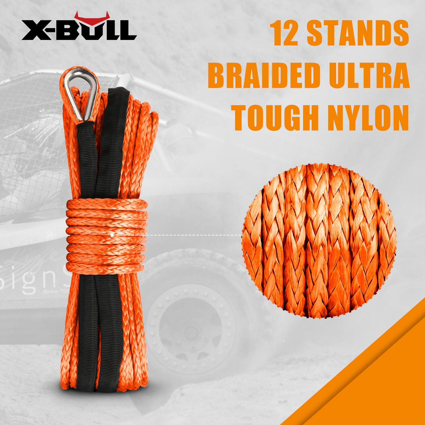 X-BULL Dyneema Synthetic Rope Winch — view 6