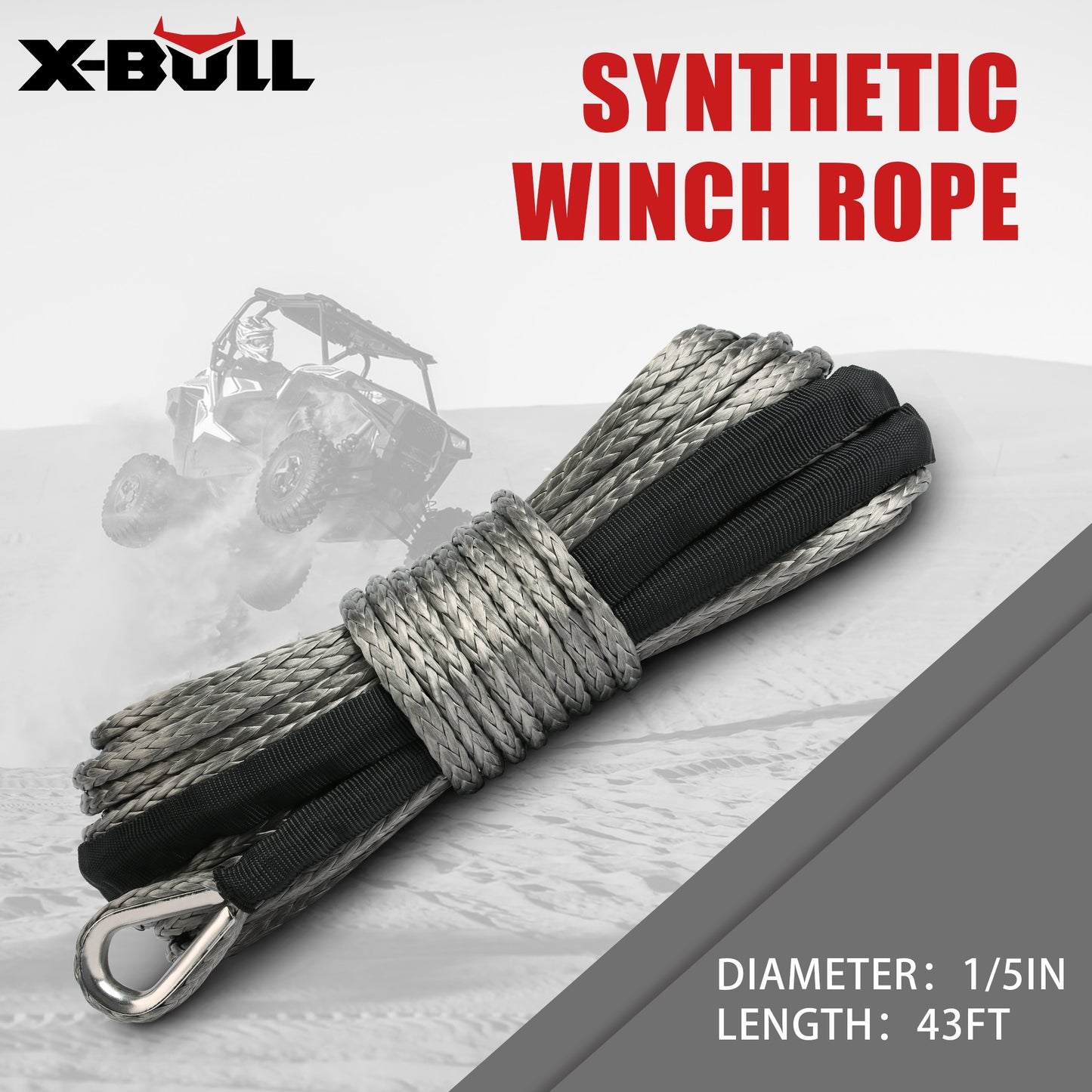 X-BULL Synthetic Dyneem Rope 5.5MM — view 8