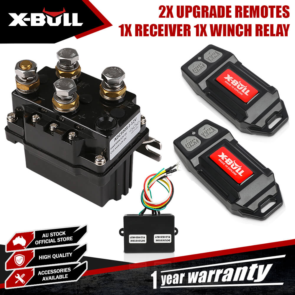 X-BULL 12V Winch Remote Control Winch — view 2