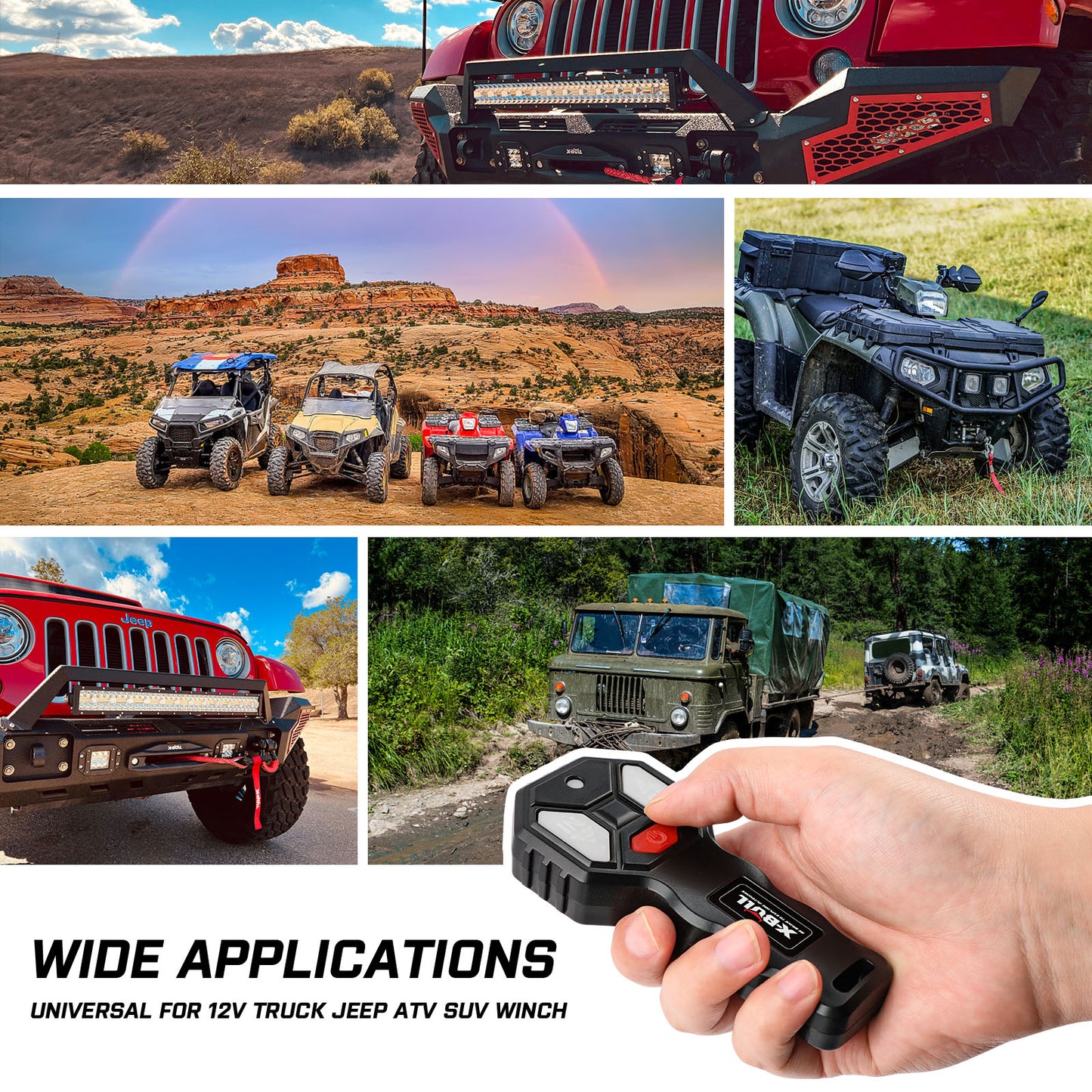 X-BULL Winch Solenoid Relay Wiring Controller — view 6