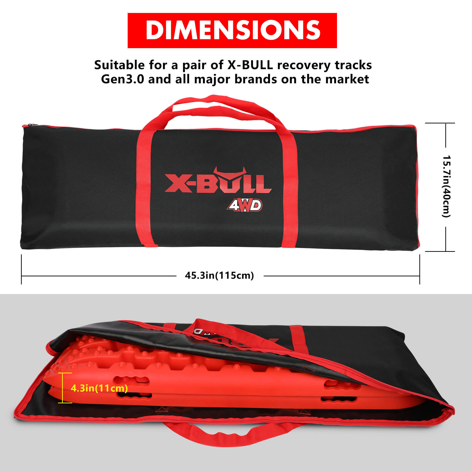 X-BULL Recovery Tracks Carry Bag 4x4 — view 4