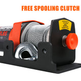 ZESUPER 12V electric winch 2500LBS — view 9