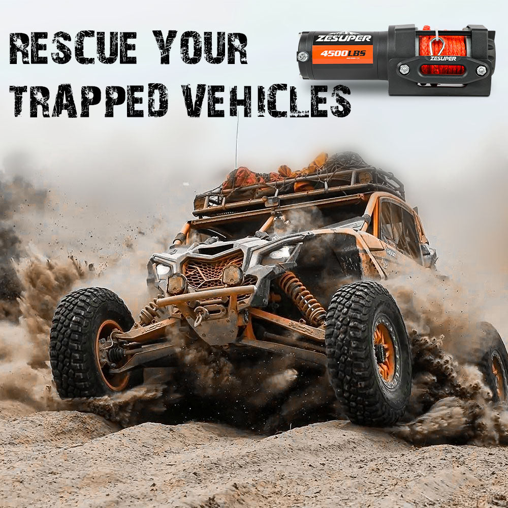ZESUPER 4500LB Electric Winch 12V Wireless — view 13