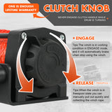 ZESUPER 12V electric winch 4500LBS — view 7