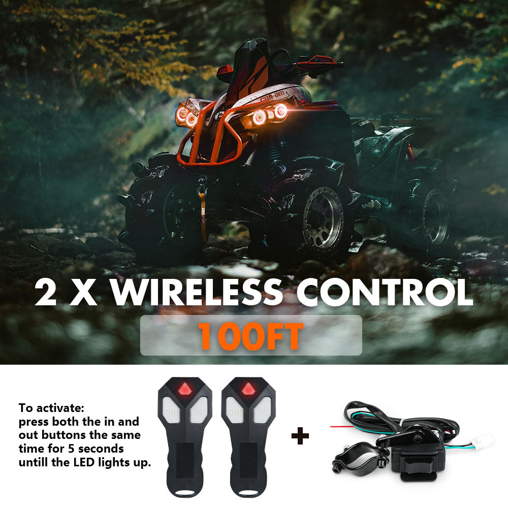 ZESUPER 12V electric winch 4500LBS — view 11