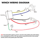 4500lb 12V electric winch synthetic rope — view 5