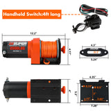 ZESUPER 12V Electric Winch 2500lbs — view 12