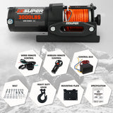 ZESUPER 12V Electric Winch 3000lbs — view 5