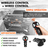 ZESUPER 12V Electric Winch 14500lbs — view 9