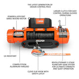 ZESUPER 12V Electric Winch 14500lbs — view 11