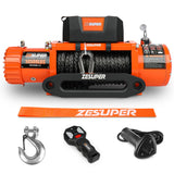 ZESUPER 14500lbs 12V electric winch — view 2
