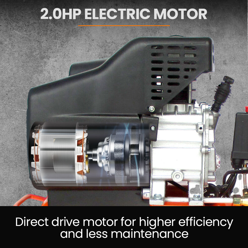 UNIMAC 24L 2.0HP Air Compressor Direct — view 3