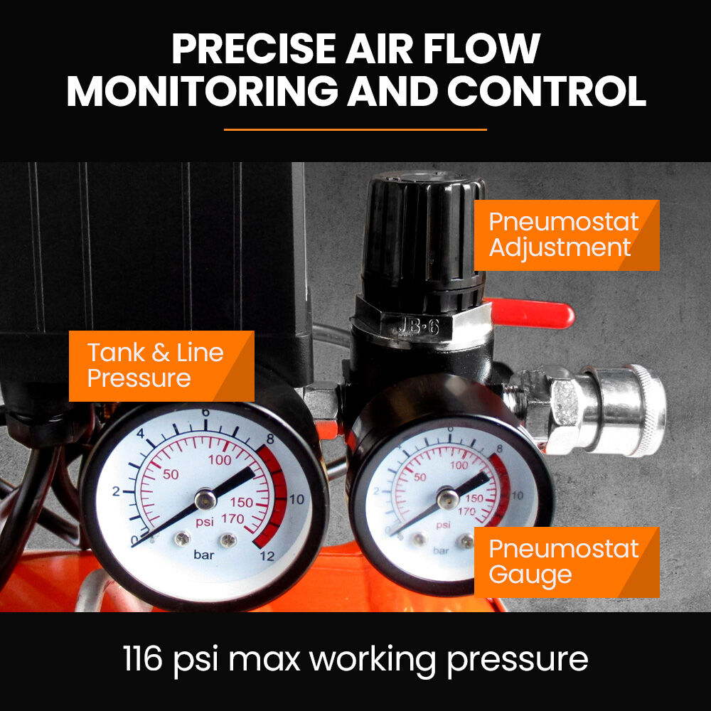 UNIMAC 24L 2.0HP Air Compressor Direct — view 4