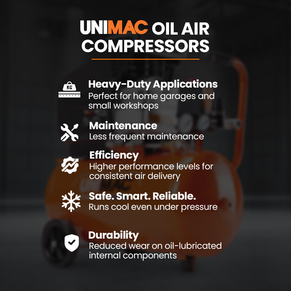 UNIMAC 24L 2.0HP Air Compressor Direct — view 8