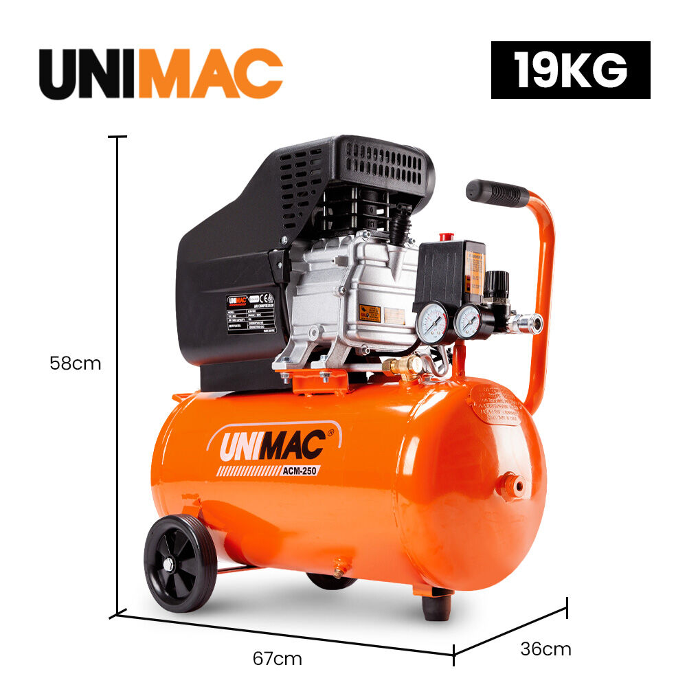 UNIMAC 24L 2.0HP Air Compressor Direct — view 10