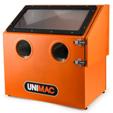 UNIMAC 110L Benchtop Sandblasting Cabinet — view 2