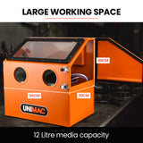 UNIMAC 110L Benchtop Sandblasting Cabinet — view 5