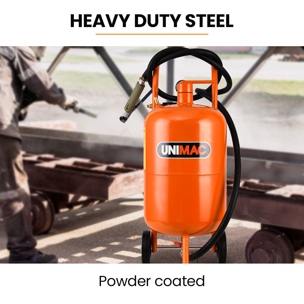 UNIMAC 38L Sandblasting Tank, Pressurised — view 4