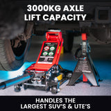 T-REX 3000KG Hydraulic Trolley Floor Jack — view 4