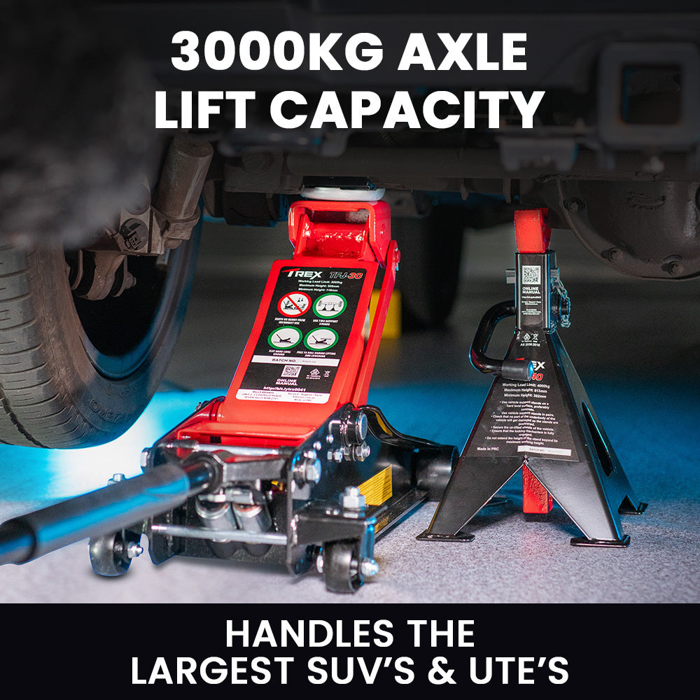 T-REX 3000KG Hydraulic Trolley Floor Jack — view 4